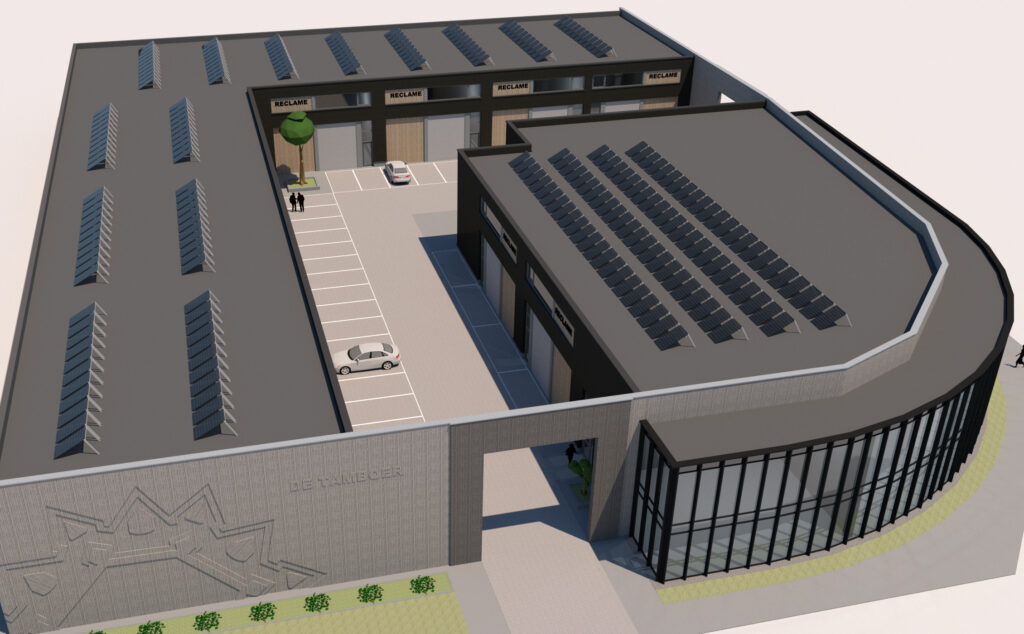 ontwerp bedrijfgebouw tamboer
